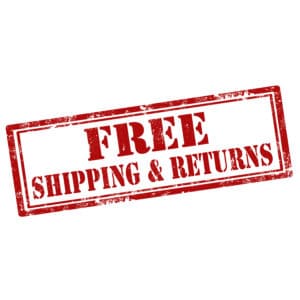 Free Shipping & Returns are the Norm